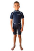 Kids Short Wetsuit in Sage Striped